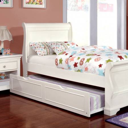MULLAN Twin Bed - White